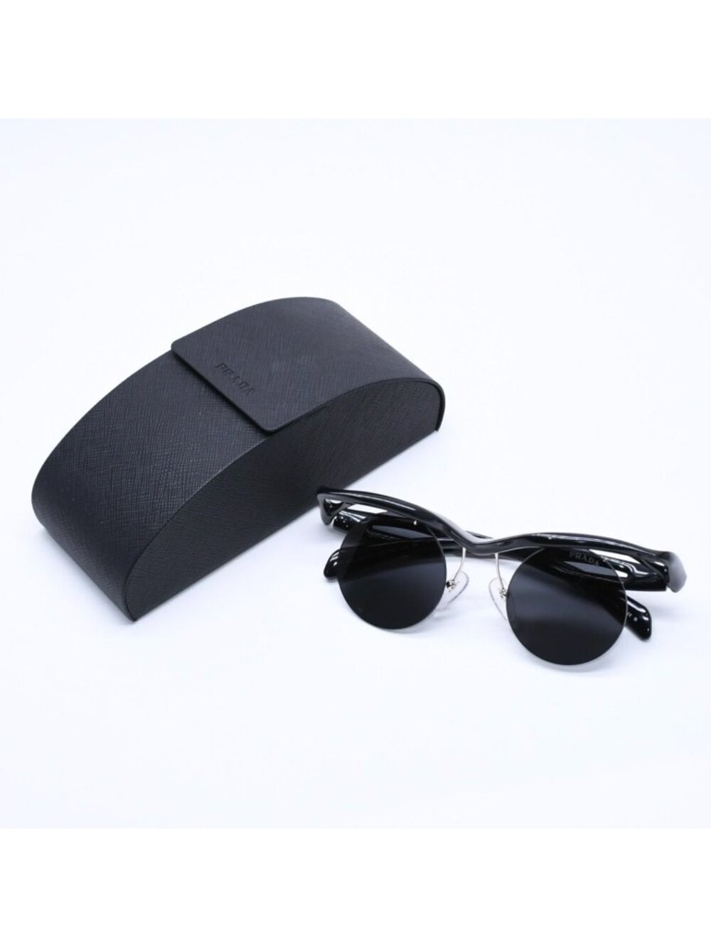 Prada Sunglasses Morph Round Black Eyewear